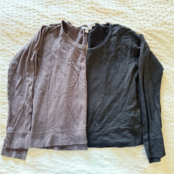 (2) Standard James Perse Long Sleeve Tops - Picture 2 of 12